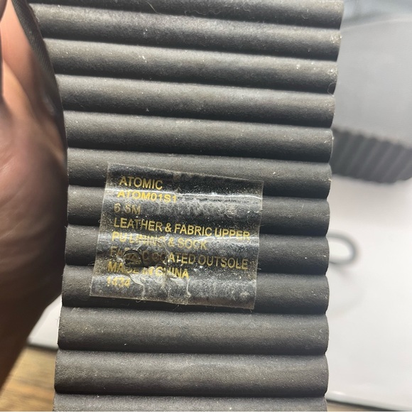 Women's Steve Madden Atomic wedge ankle heels lace size US 6.5M black - Picture 8 of 9